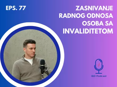 Mr Andrija Majstorović predsednik Centra za edukaciju i razvoj osoba sa invaliditetom, predstaviće kako se aplicira za posao i uspostavlja radni odnosa osoba sa IBD.