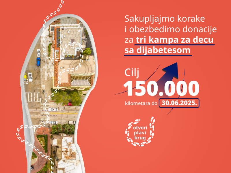 Šetajmo za kampove za decu sa dijabetesom